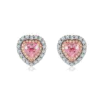 6 x 6 mm Center-Stone Moissanite Stud Earrings - MS0944