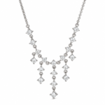 1.8 CT Cascading Galaxy Moissanite Necklace - MS0960