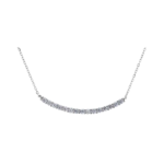 1 CT Smiley Face Moissanite Pendant Necklace - MS0965