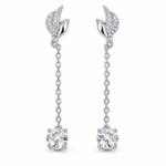 0.5 CT Angel Wing Moissanite Stud Earrings - MS0993