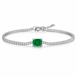5 x 7 mm Stone Moissanite Tennis Bracelet - MS1004