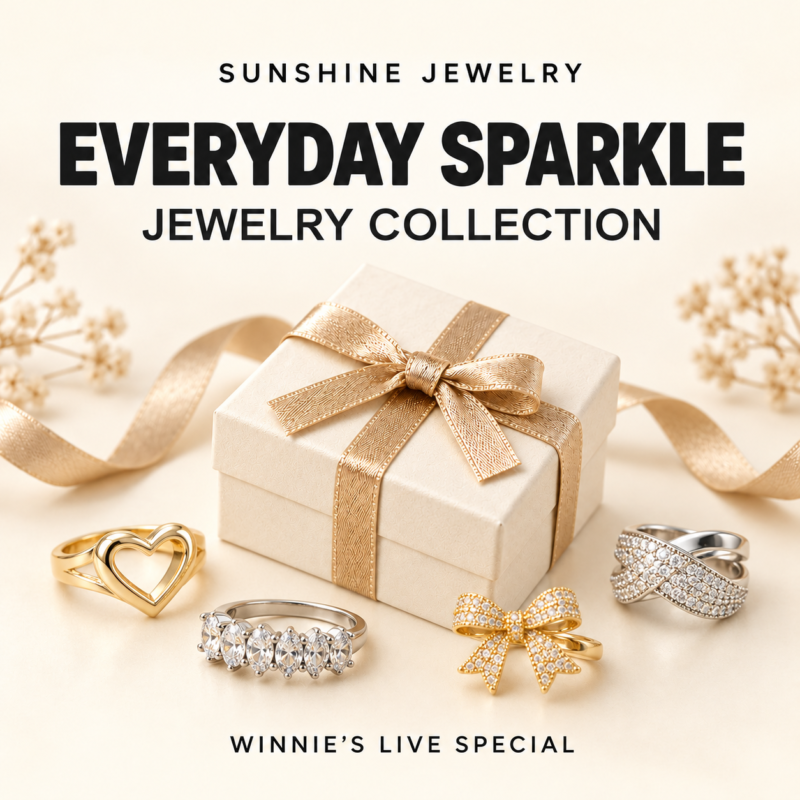 Sunshine Jewelry Everyday Sparkle Jewelry Collection – Winnie’s Live Special